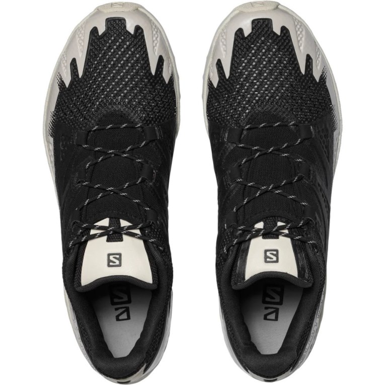 Black / White Salomon Cross Advanced Men's Sneakers | PH 18975W